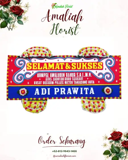 Papan Bunga Ucapan Selamat Sambikerep